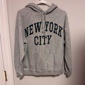H&M Gray New York City Hoodie